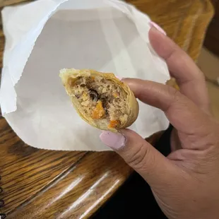 Pork egg roll it was good