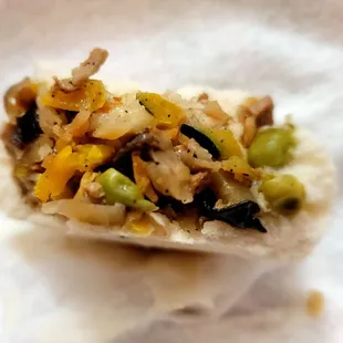 Vegetarian. Interesting.