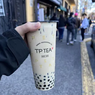 3/5/2023 C3. Tie Guan Yin Milk Tea with boba
