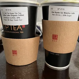 D1. Tie Guan Yin Tea Latte