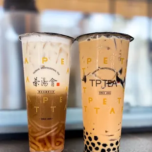 Tie Guan Ying Latte + Classic Milk Tea Ig @jacklyn_huynh