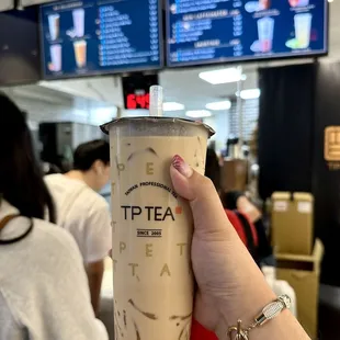 Classic milk tea + qq noodles