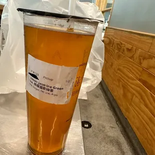 Wrong drink given to me the second time.