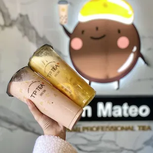 Strawberry Milk Tea, 草莓奶茶, Super Orange Passion Fruit Tea (03/2024)