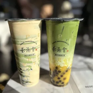 Matcha Tornado &amp; Mango Matcha