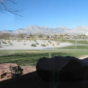 The view from the windows of the Grille.