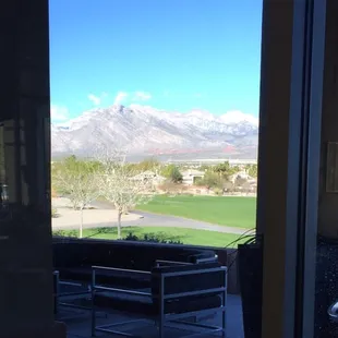 Nice view from my table