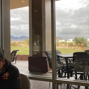 View from restaurant