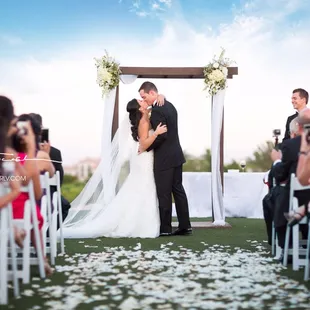 "You may now kiss the bride!"