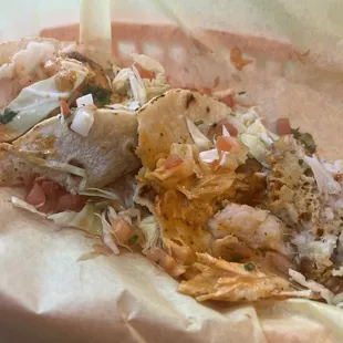 Fish taco &amp; Shrimp Taco