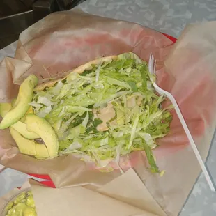 Veggie tacos!!! Daughter said they were alright!!!
