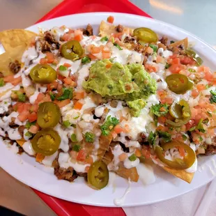 Al pastor nachos