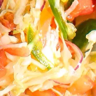 And how about that Tropical slaw wow! Packed full of vibrant flavors fresh crunchy yummy