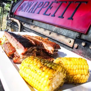 Ribs smoked to perfection