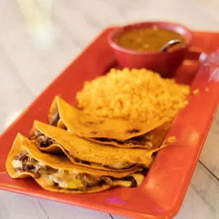 a plate of food