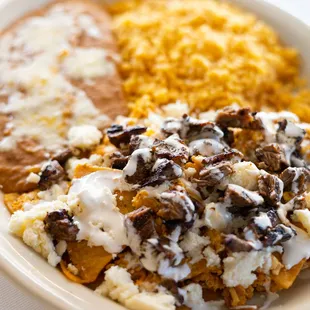 a plate of food