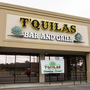 the front of the restaurant