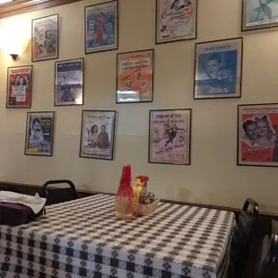 One of the cozy and welcoming tables.