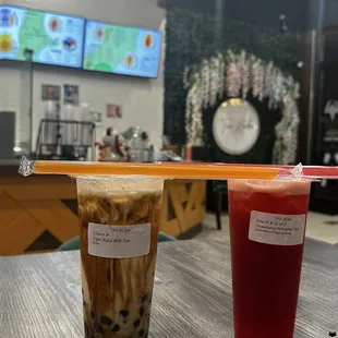 The girl cashier was nice &amp; drinks were good!