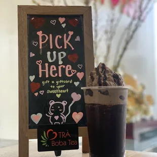 NEW Cookies &amp; Crème Milk Slush! Perfect for kids as it is not caffeinated!