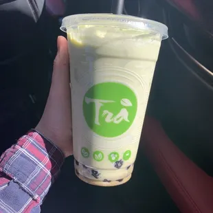 avocado smoothie w boba