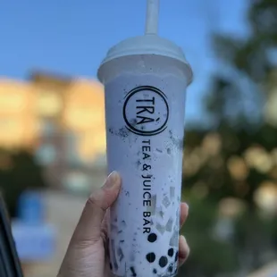 Best thing on their menu - Taro Oreo blended drink