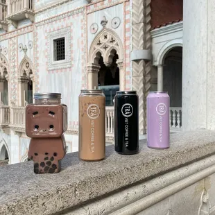 Chocolate Boba Buddy, Masala Milk Tea, Detox Lemonade &amp; Taro Milk Tea