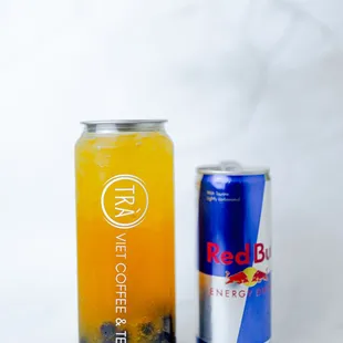 Mango Red Bull Boba