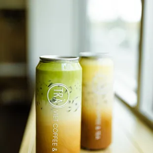 Matcha &amp; HaNoi Viet Coffees