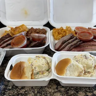 Special deal....select choice of meats/chicken and comes with sides.