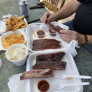 bbq ribs, food, ribs