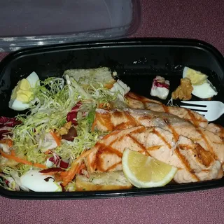 Salmone alla Mediterranea