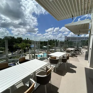 Outside seating