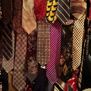 a variety of ties
