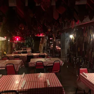 Main dining room with the trees