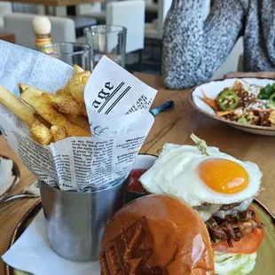 Breakfast burger