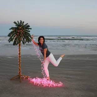 The beach is my happy place!