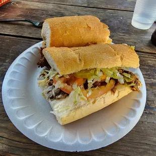 Surf &amp; Turf Poboy... Surf was lacking...