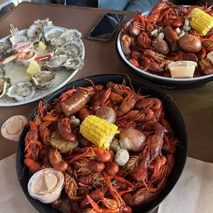 Oysters &amp; crawfish