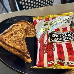 Grilled Cheese Sandwich with Zapp Chips $7!