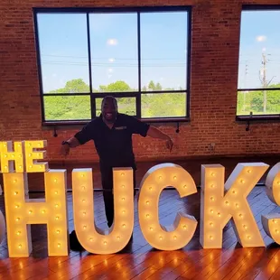 Credit to Alpha-Lit Indy for the incredible letters!! The phenomenal DJ is booked separately