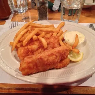 Friday nite fish fry.  Delicious. The fish just keeps on comin.