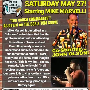 Dinner &amp; a Show 4th Sat.  each month untill August