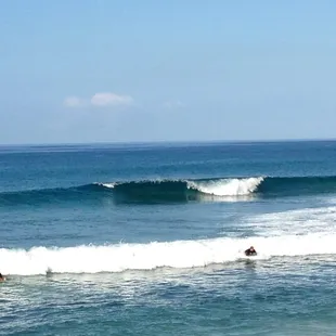 Nanakuli Tracks is going off with some occasional bombs coming in.  Be safe out there in the water.