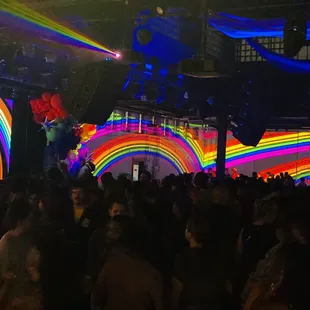 a crowd of people at a concert