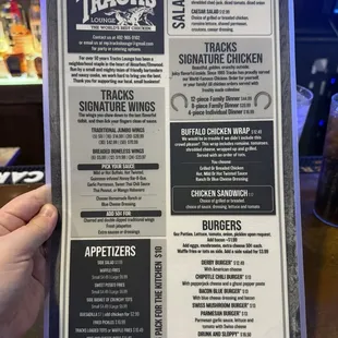 sushi and sashimi, menu