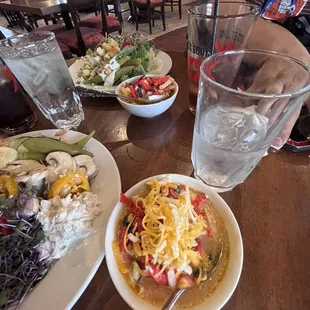 Tortilla soup- from salad bar