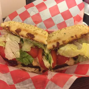 Trackside hoagy is fresh and hearty!