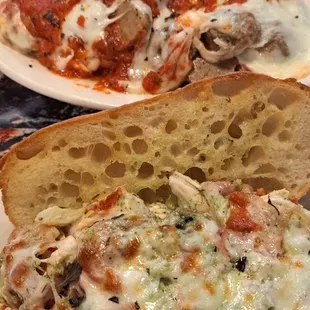 Chicken Pesto Grinder Meatball Grinder