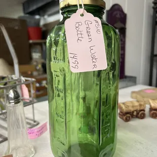 $15(?!) glass bottle